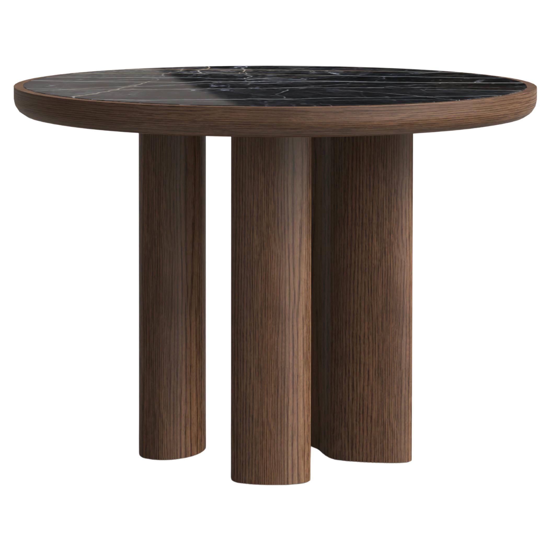 Tavolo da pranzo organico moderno Cerdeira, quarzite Golden Wave, fatto a mano Greenapple