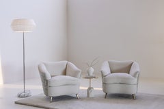 Pair of Armchair Gio Ponti Casa e Giardino, 1930s Full Restoration by Greenapple