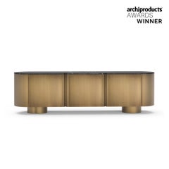 Mid-Century Style Socalco Sideboard, Brass and Port Saint Laurent, by Greenapple