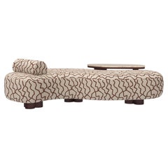 Modern Oak and DEDAR embroidered fabric Minho OUTDOORS Daybed, by Greenapple