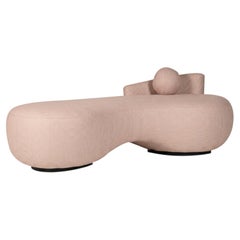 Lit de jardin moderne Conchula OUTDOORS, DEDAR Terracotta Herringbone, par Greenapple