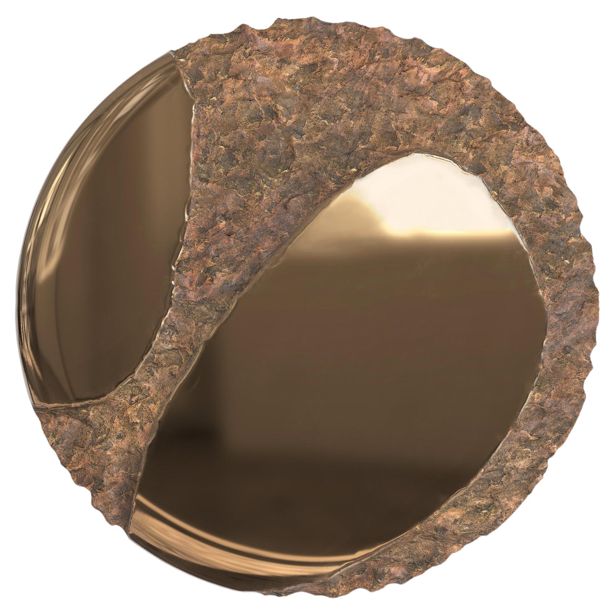 Contemporary Limited Edition Bronze Mirror, Apollo V1 by Simone Fanciullacci
