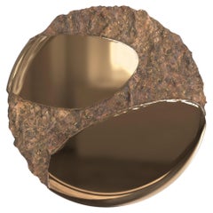 Espejo contemporáneo de bronce de edición limitada, Apolo V2 de Simone Fanciullacci