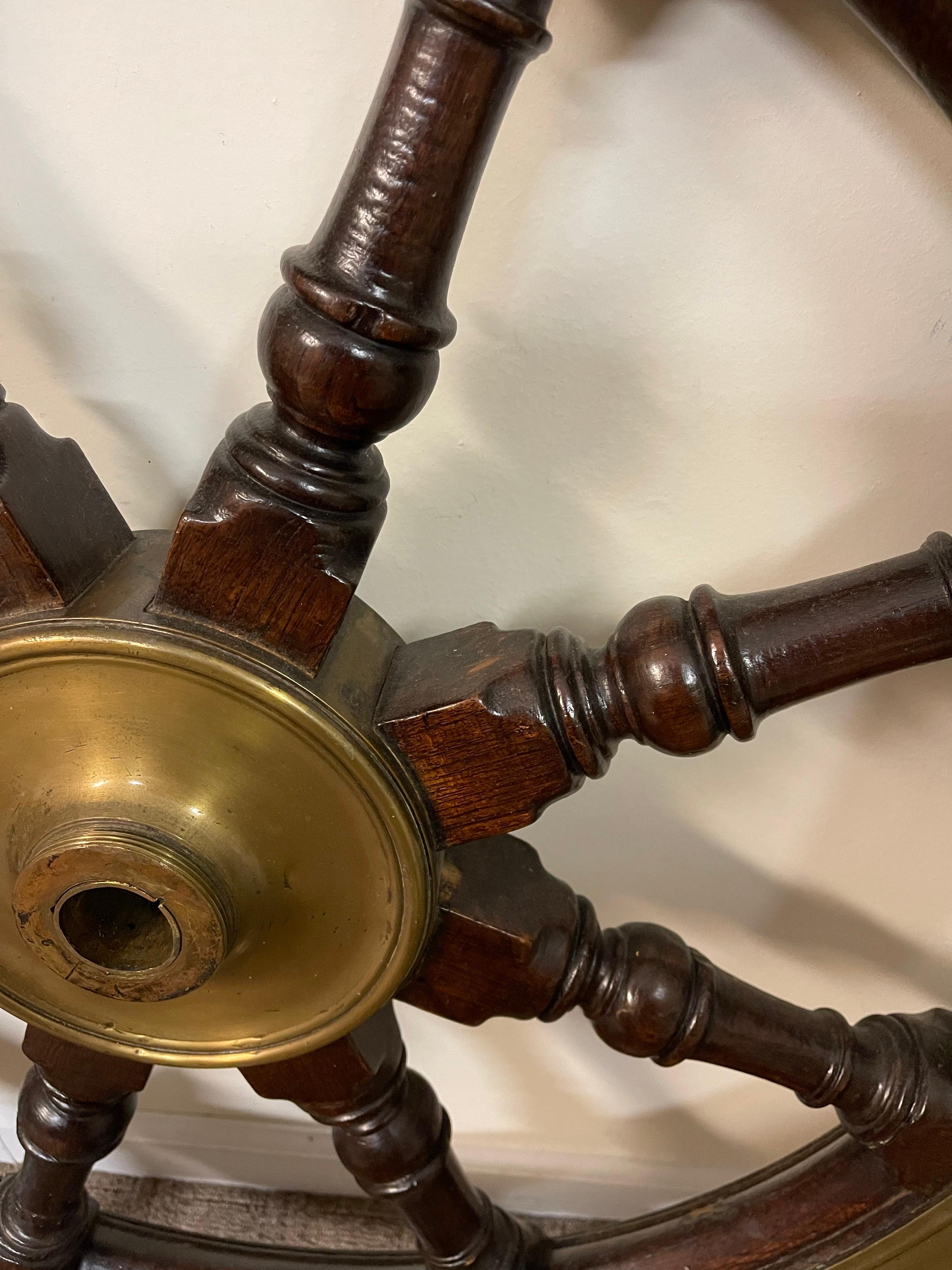 Brass Late 18th Century Ships Wheel