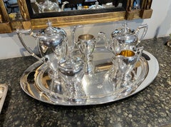 Dominick & Haff Sterling Silver Coffee And Tea Service with Tray circa 1895