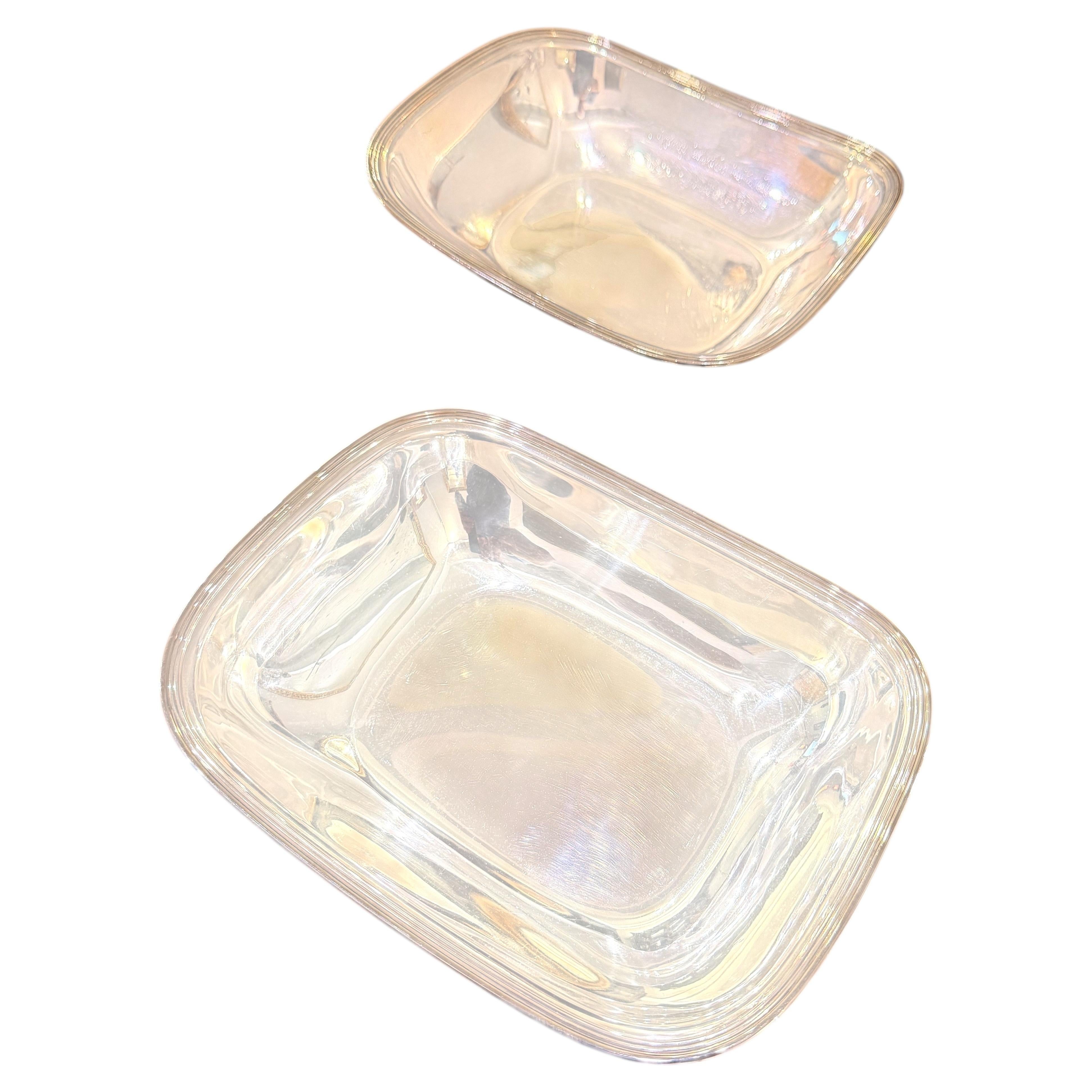 Tiffany & Co Sterling Silver Pair of Serving Dishes - A Pair