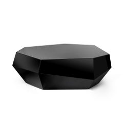 Mesa baja de centro Three Rocks, Cristal negro, InsidherLand by Joana Santos Barbosa