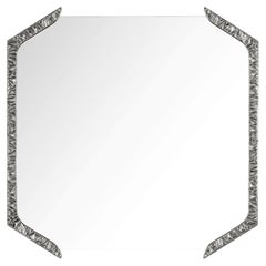 Miroir carré Alentejo, nickel, InsidherLand de Joana Santos Barbosa