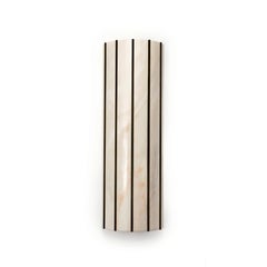 Modern Estremoz marble & dark bronzed brass, Seagram wall lamp by InsidherLand