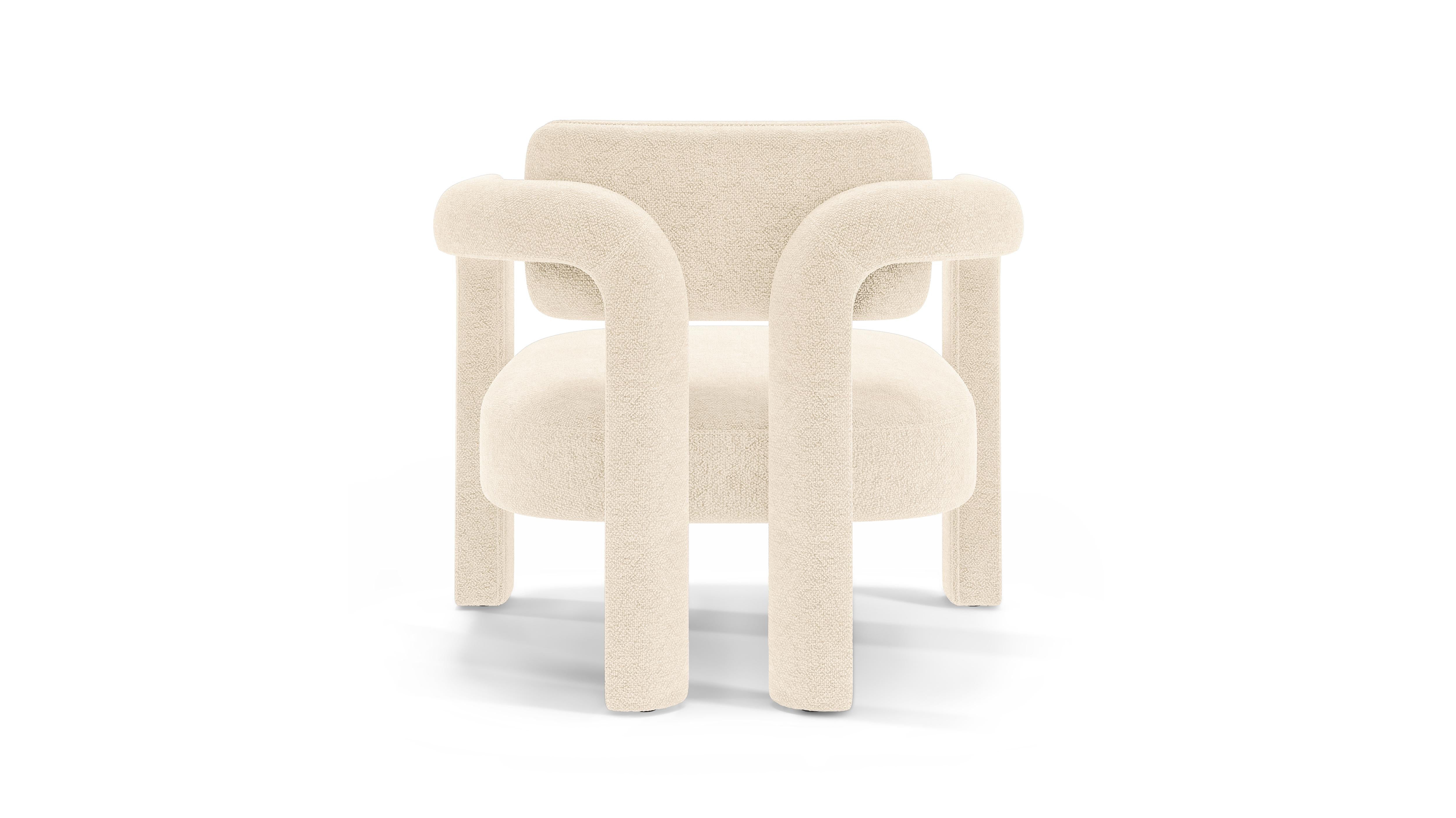 Doppelbogensessel, Chenille, InsidherLand by Joana Santos Barbosa (Handgefertigt) im Angebot