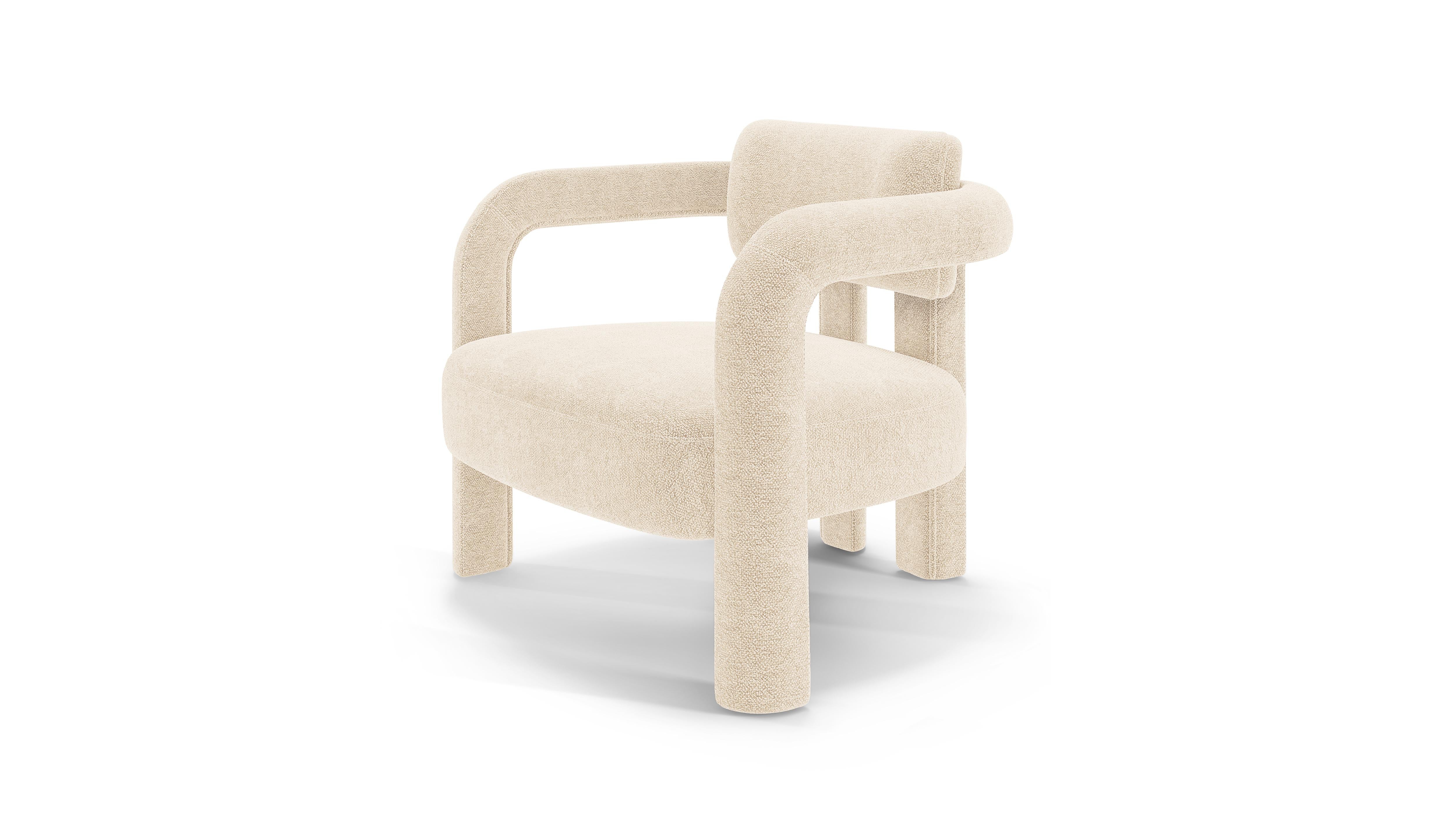 Doppelbogensessel, Chenille, InsidherLand by Joana Santos Barbosa (Moderne) im Angebot