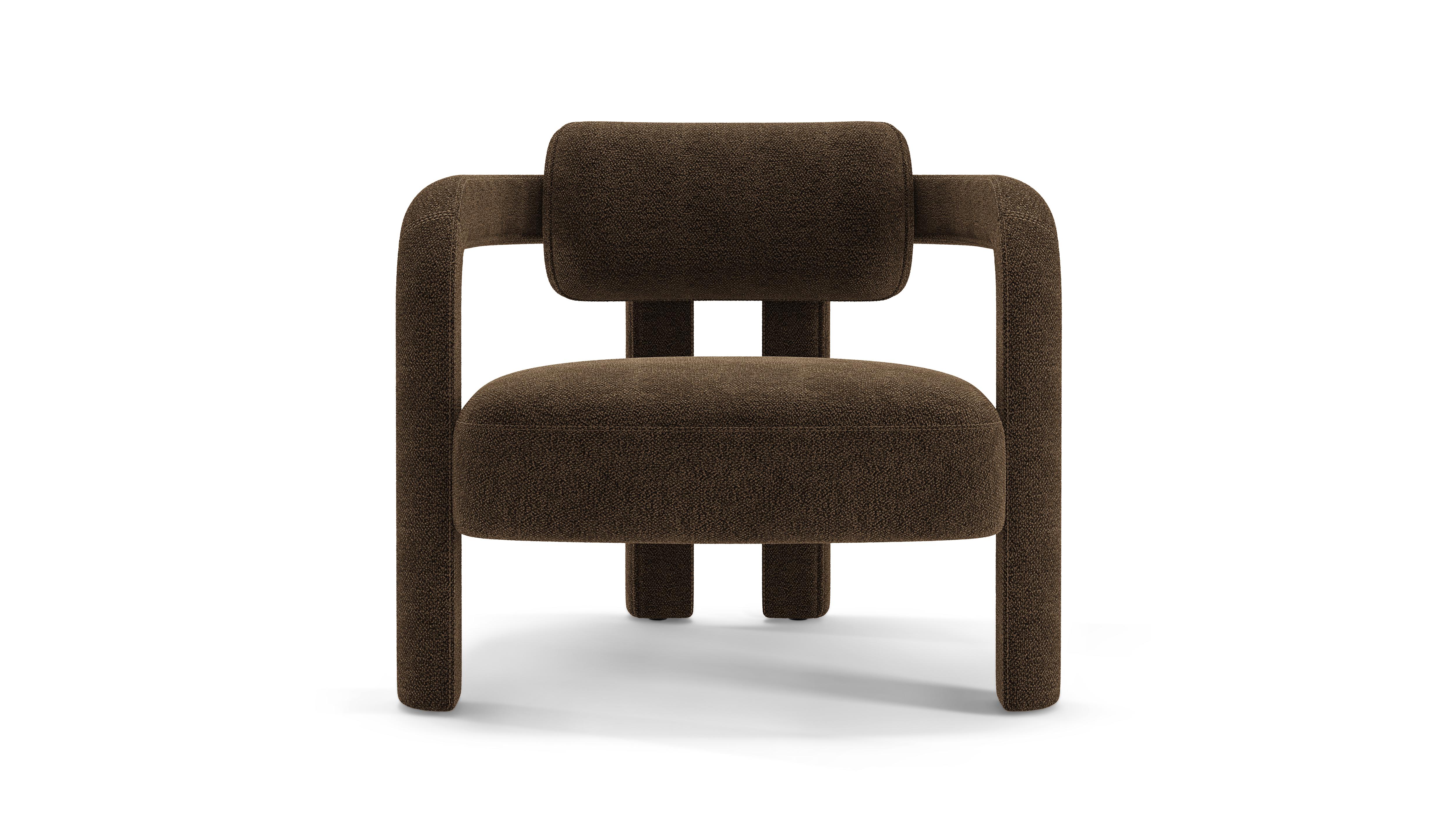 Moderne Fauteuil à arc double, Chenille, InsidherLand par Joana Santos Barbosa en vente