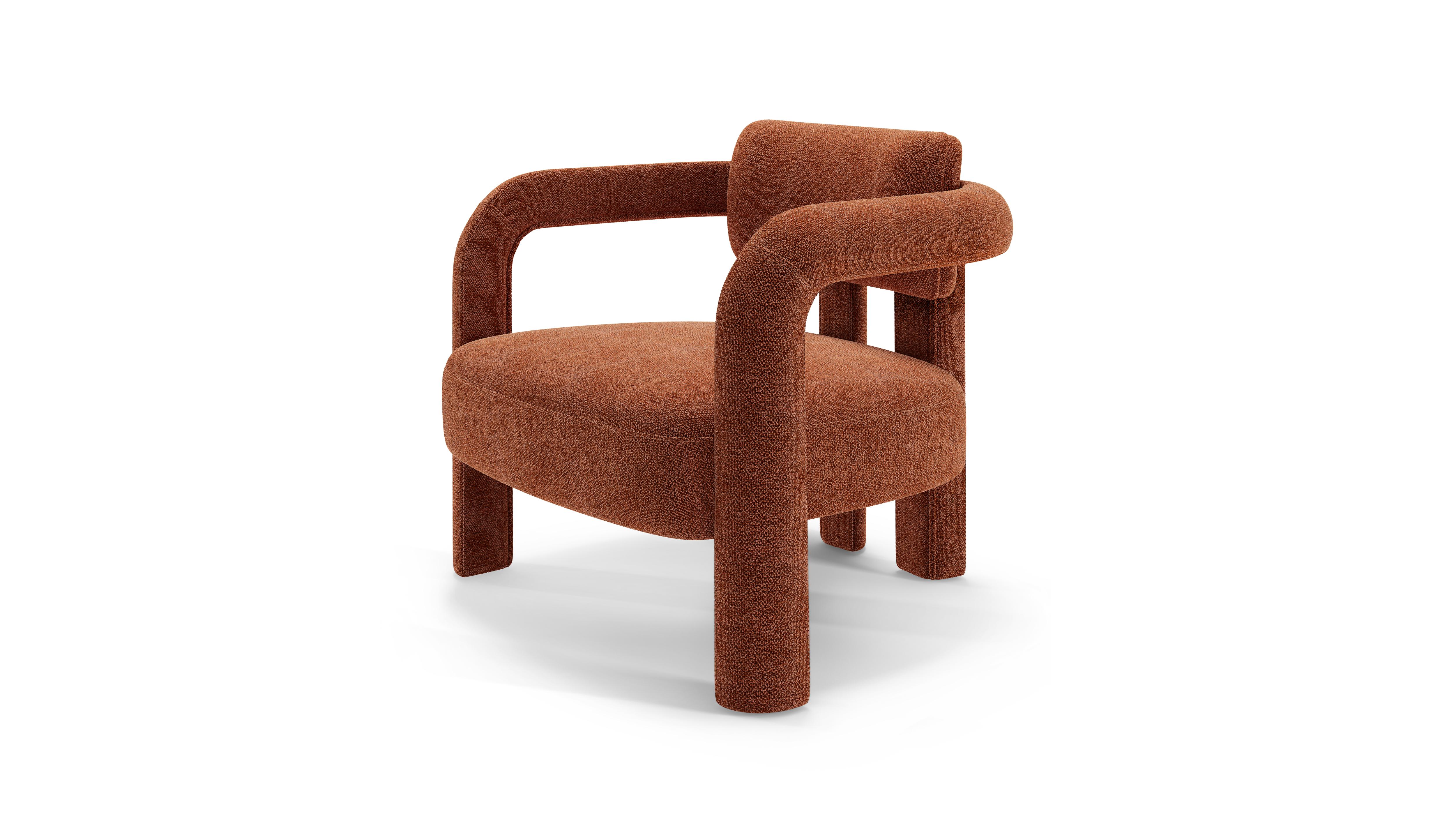 Doppelbogensessel, Chenille, InsidherLand by Joana Santos Barbosa (Portugiesisch) im Angebot