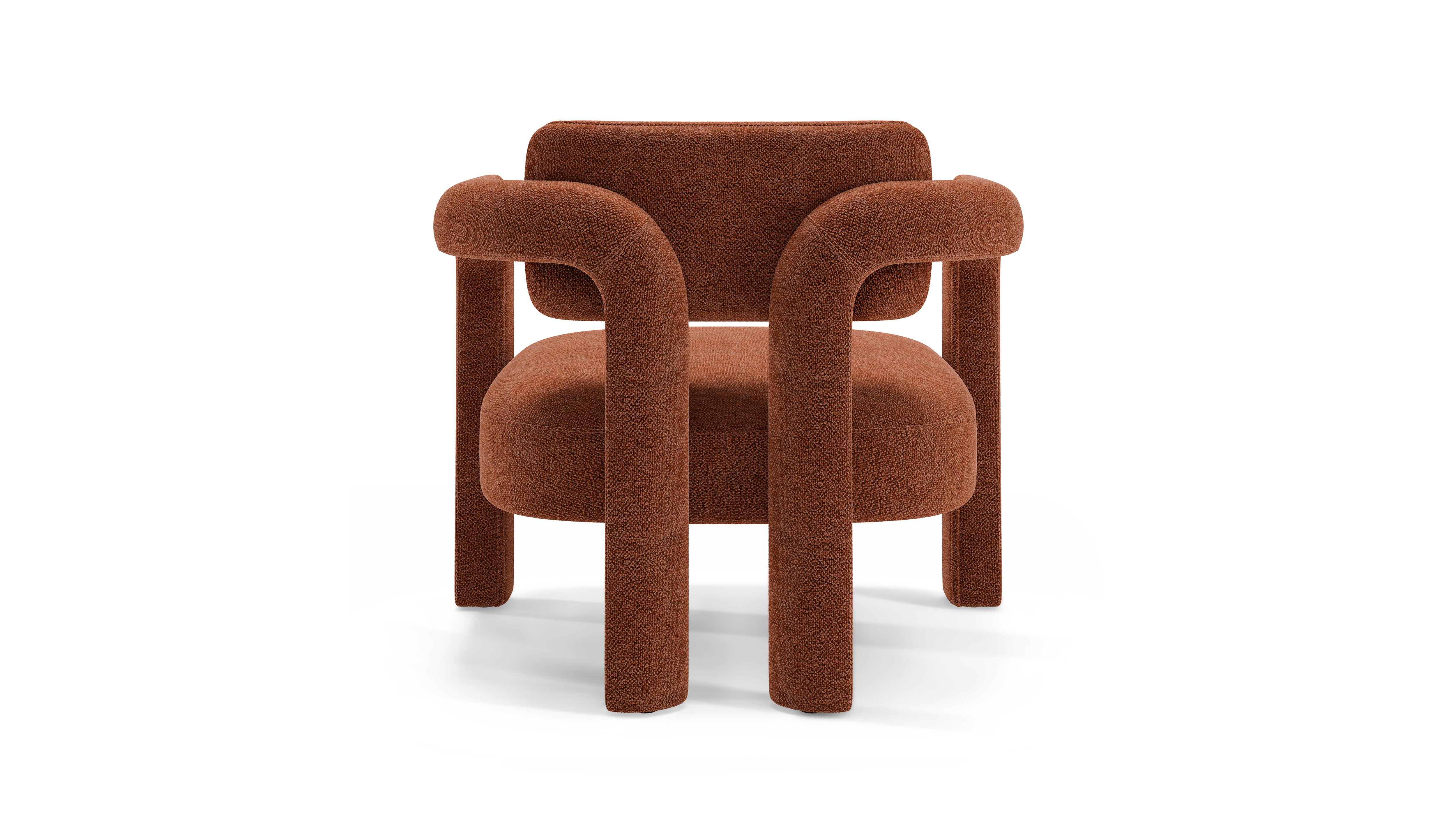 Doppelbogensessel, Chenille, InsidherLand by Joana Santos Barbosa (Handgefertigt) im Angebot