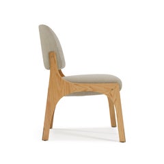 Juego de 10 sillas de comedor Arches II sin brazos de bouclé de roble natural by InsidherLand