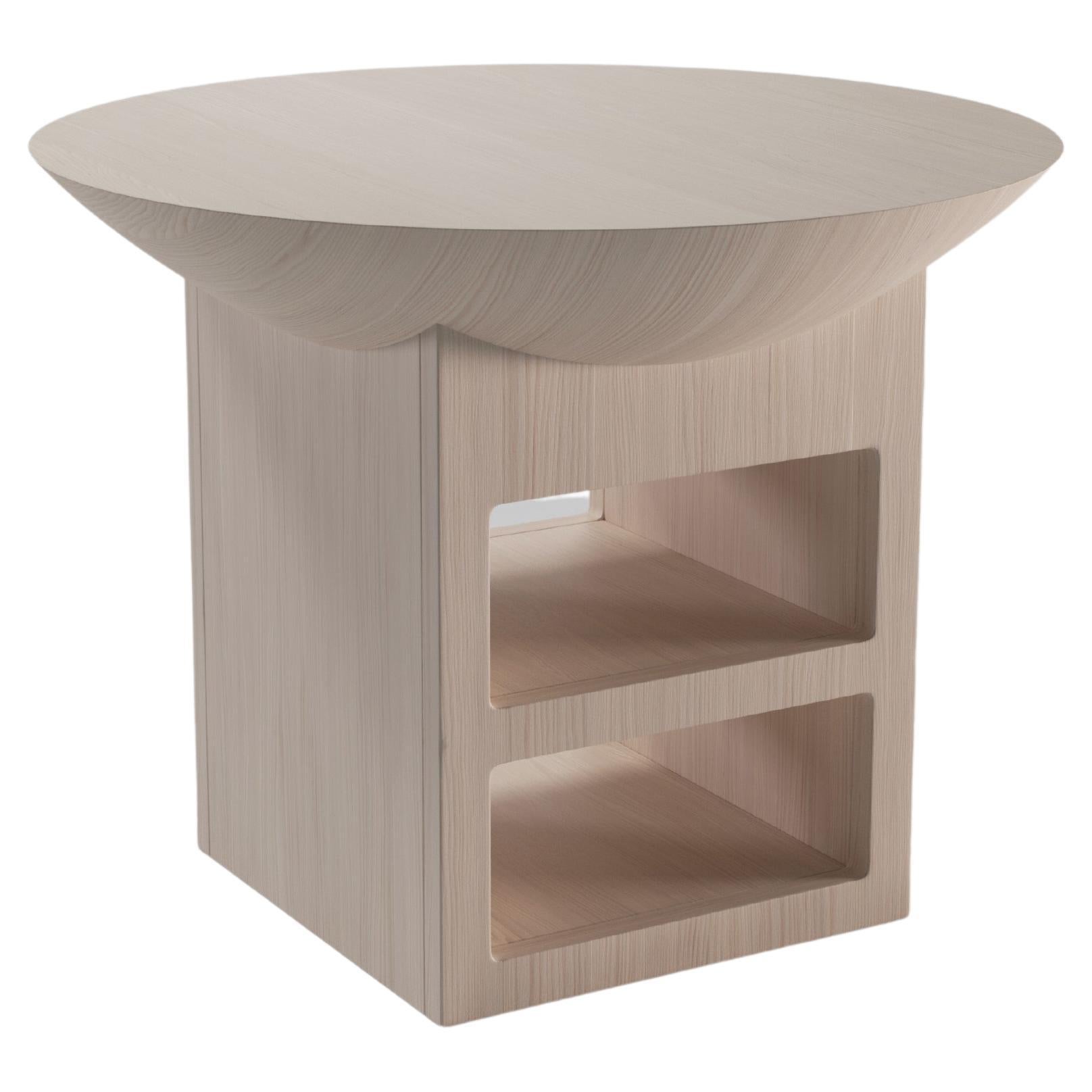 Atlante Contemporary Coffee Table in Wood For Sale
