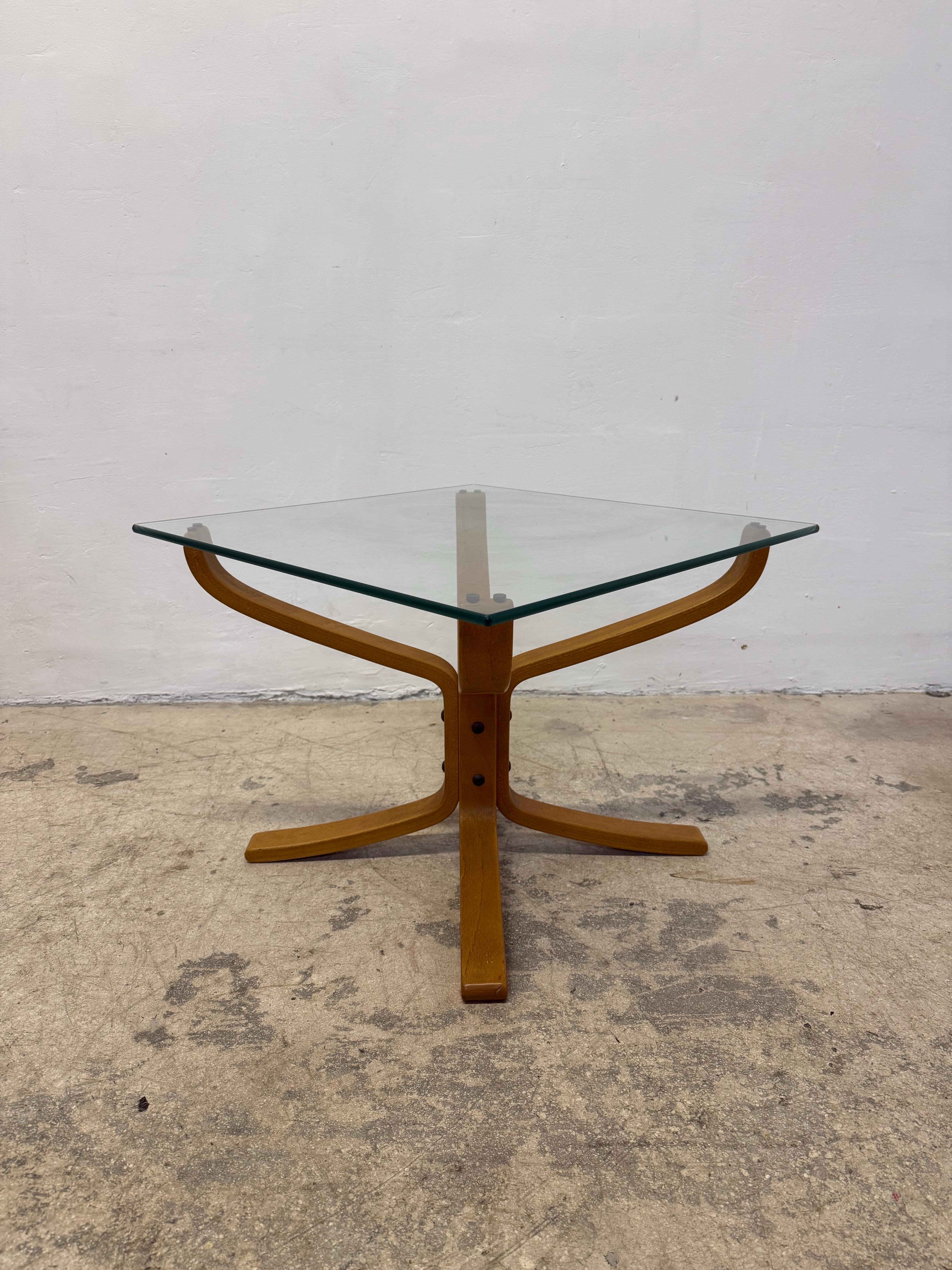 Beech Sigurd Ressell Falcon End Tables for Vatne Møbler - a Pair For Sale