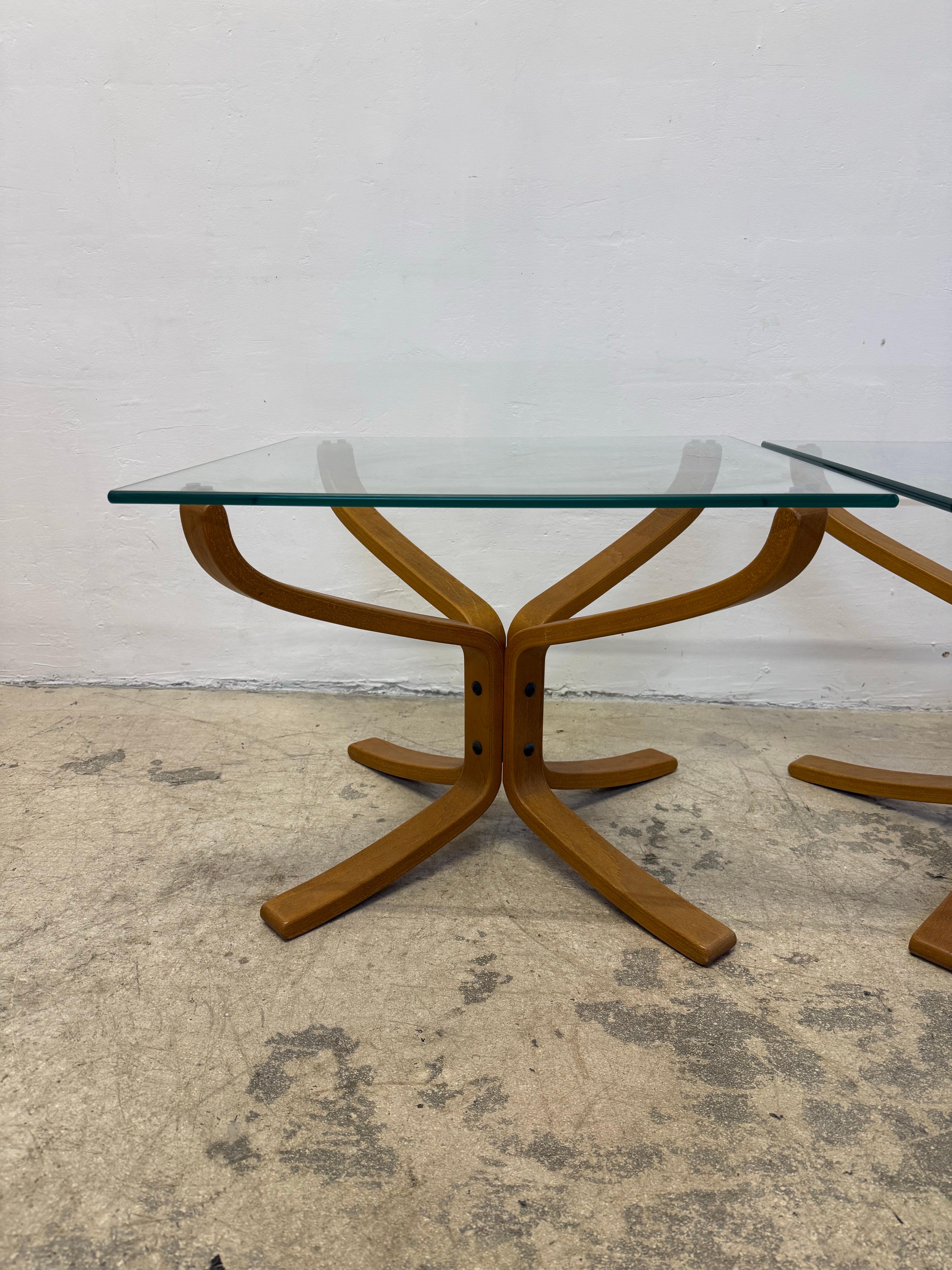 Sigurd Ressell Falcon End Tables for Vatne Møbler - a Pair For Sale 2