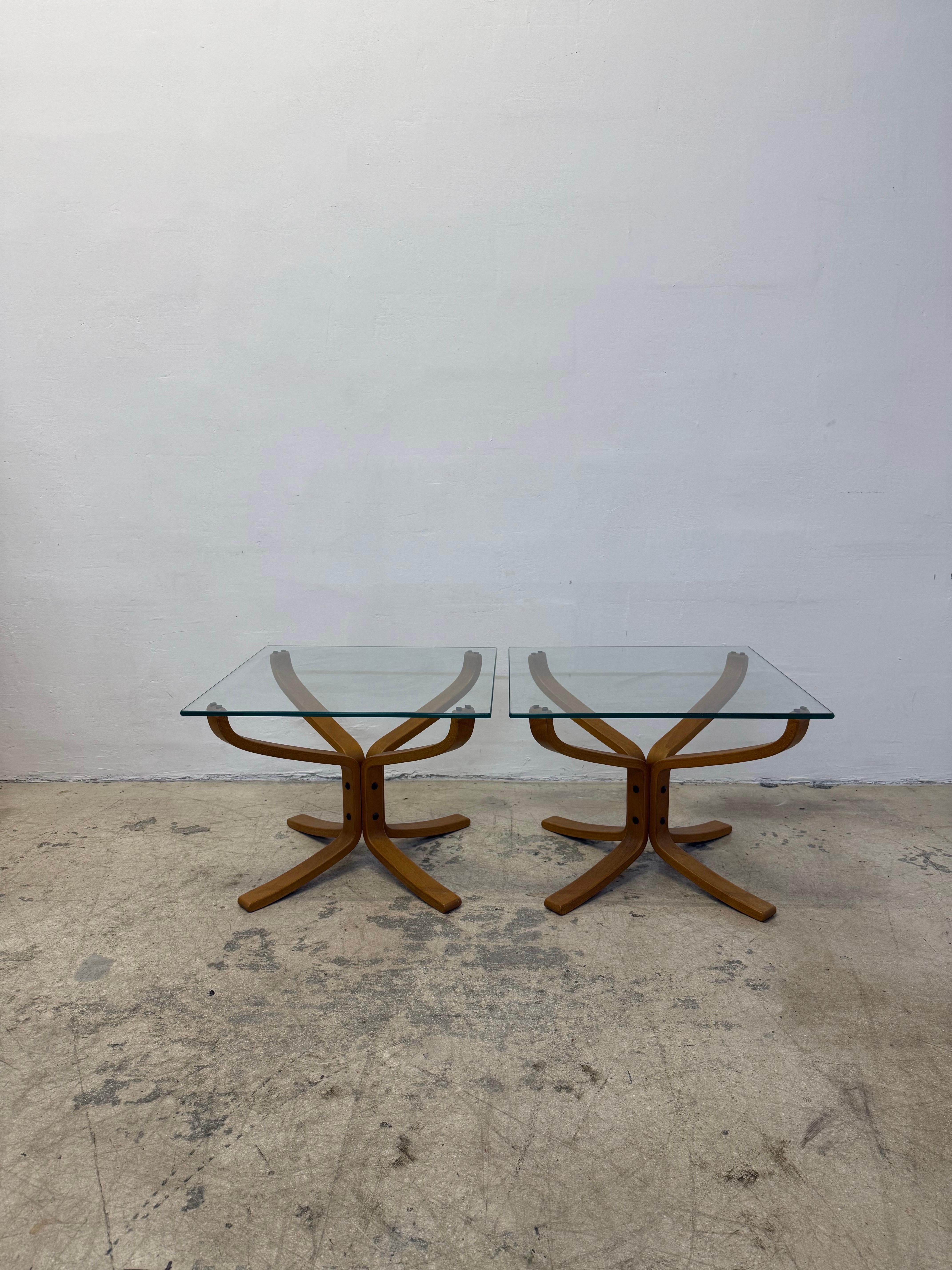 Sigurd Ressell Falcon End Tables for Vatne Møbler - a Pair For Sale 9