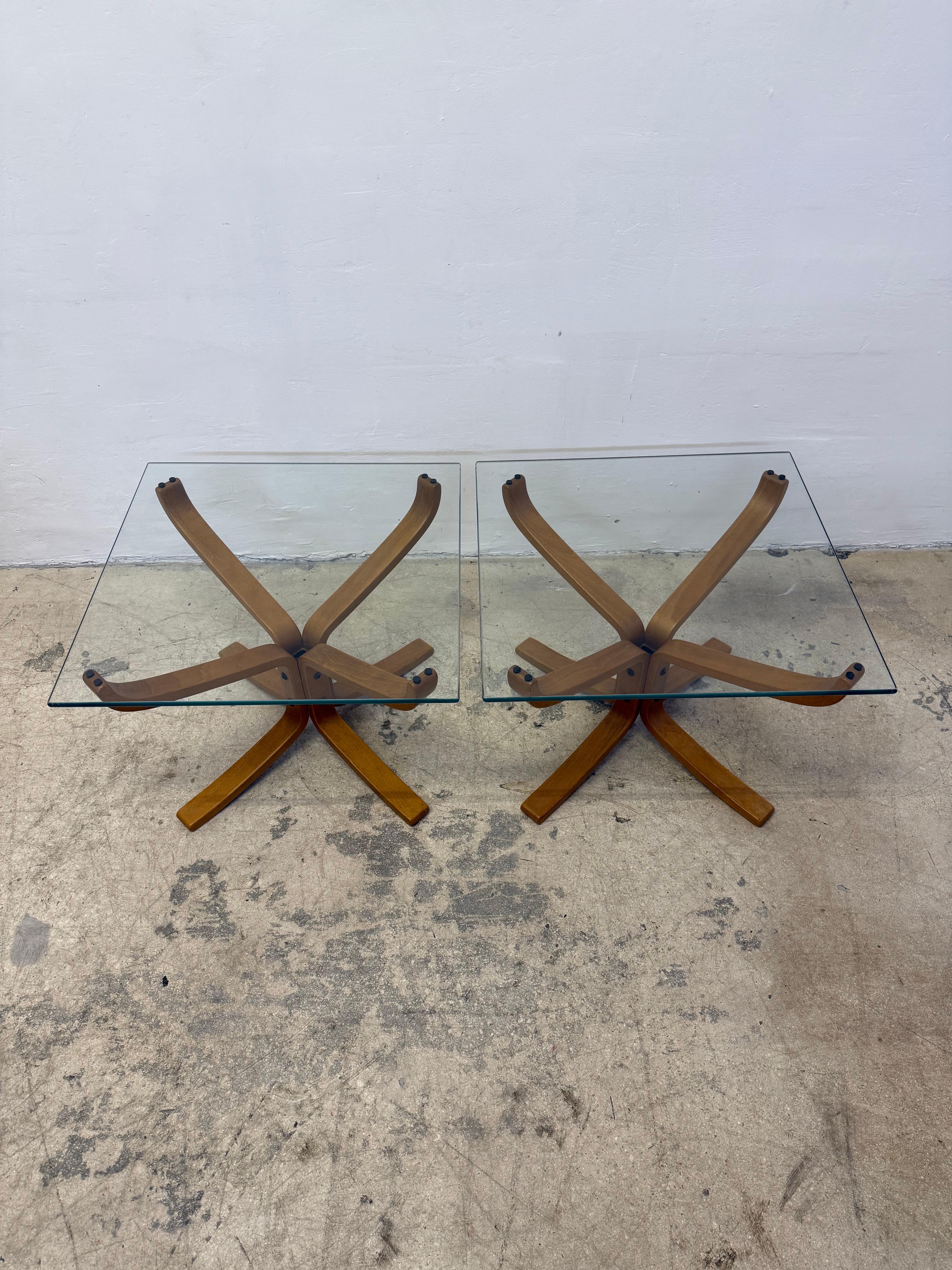 Sigurd Ressell Falcon End Tables for Vatne Møbler - a Pair For Sale 8