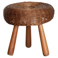 Wicker Stool by Tony Paul