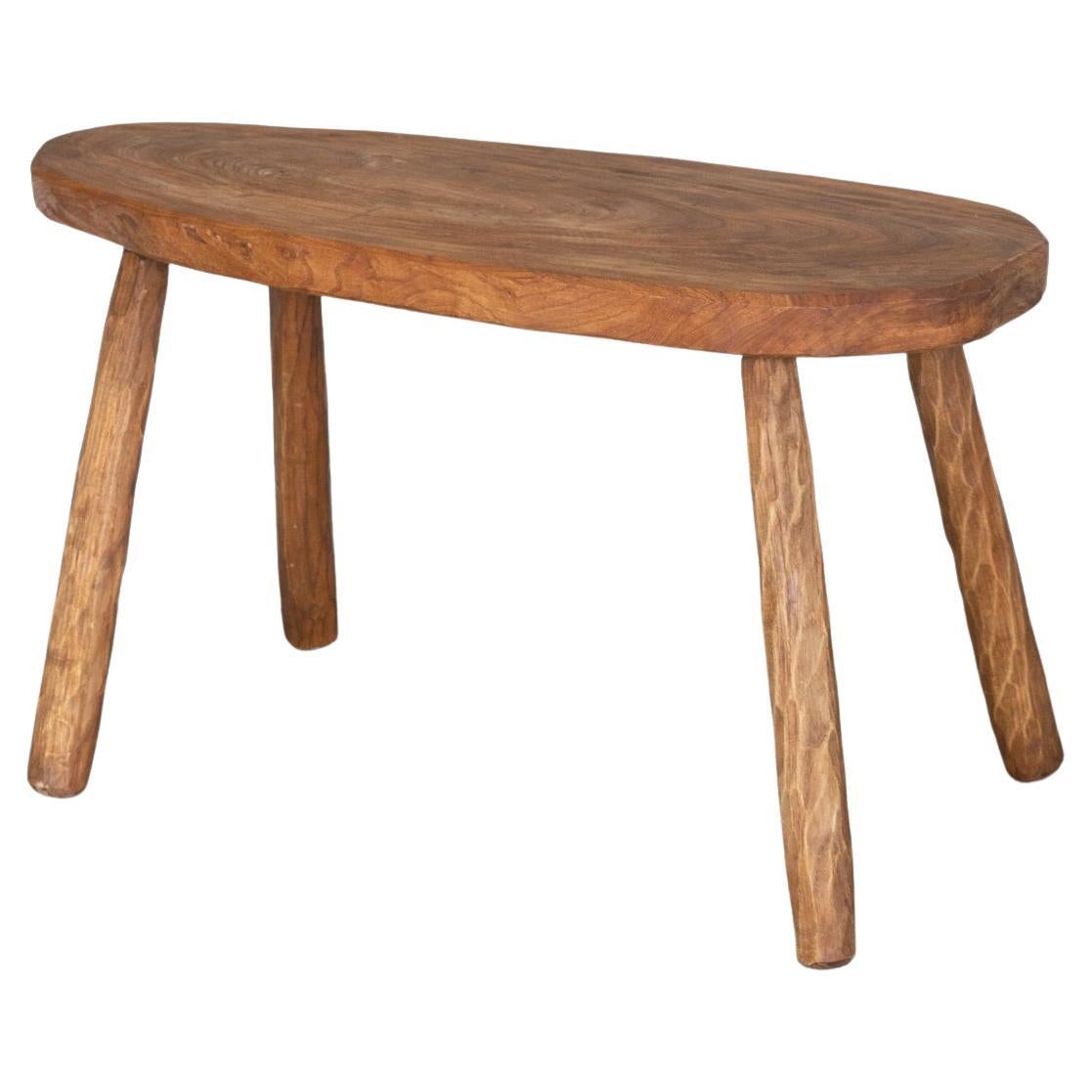 Large French Brutalist Table