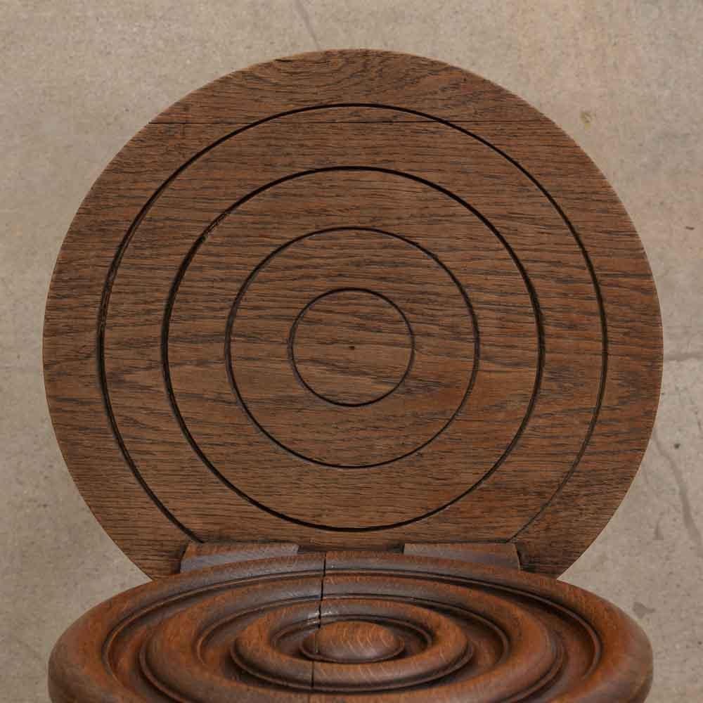 Sedia francese in legno intagliato degli anni '40 di Charles Dudouyt in vendita 6