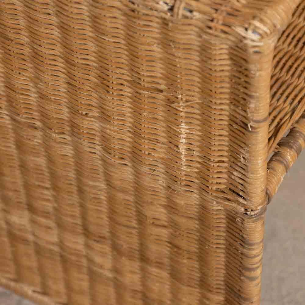Pair of French Wicker Side Tables For Sale 6