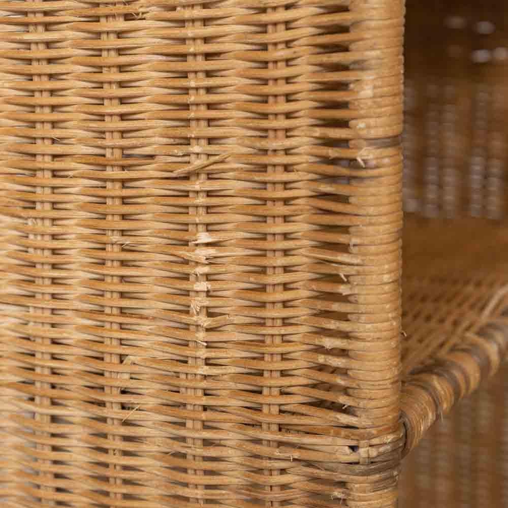 Pair of French Wicker Side Tables For Sale 7