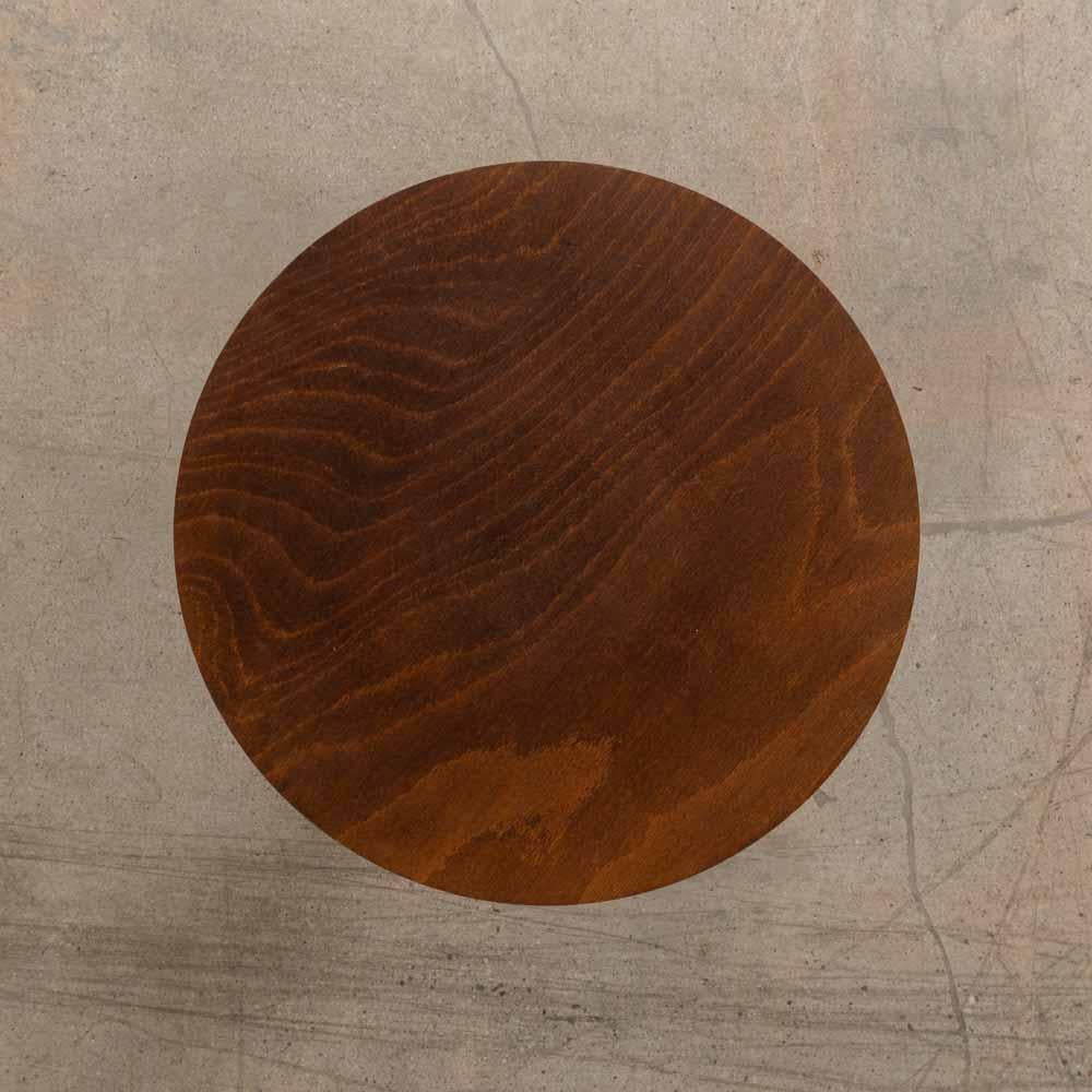 Petite French Wood Side Table by Charles Dudouyt For Sale 4
