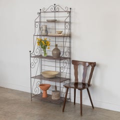 French Provincial Wrought Iron Étagère