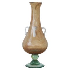 Tall Italian Murano Amphora Vase