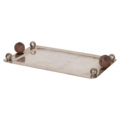 French Art Deco Silver Plated Tray