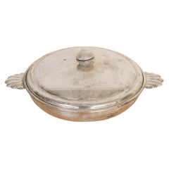 1940s Art Deco Shell Bowl with Lid, Spain