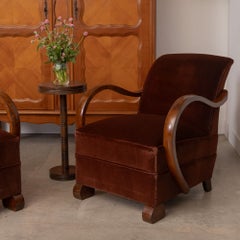 Pair of 1930s French Art Deco Chairs