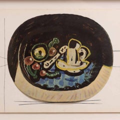 1948 Framed Lithographic Plate, Céramiques de Picasso