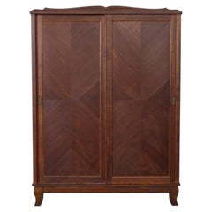 1930s French Oak Armoire