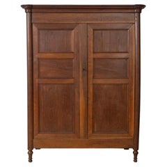 19th Century French Wood Wardrobe
