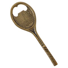 Apribottiglie da tennis in ottone francese