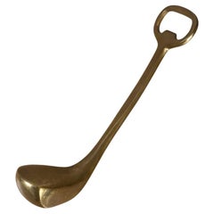French Brass Golf Club Bottle Opener