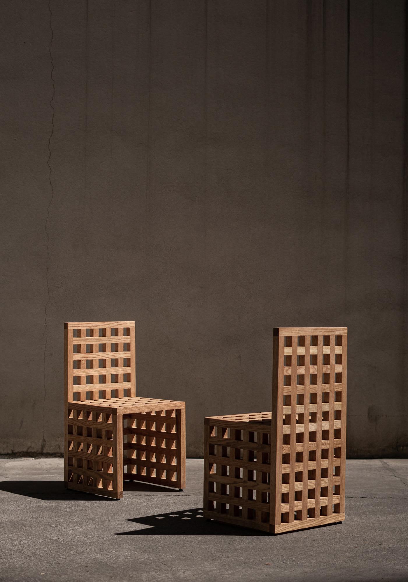 P01 Chair · Indoors Oak by Perso For Sale