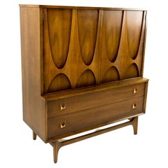 Retro Broyhill Brasilia MCM Highboy Dresser