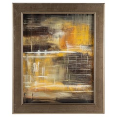 Pulliam Abstract Framed Oil On Canvas