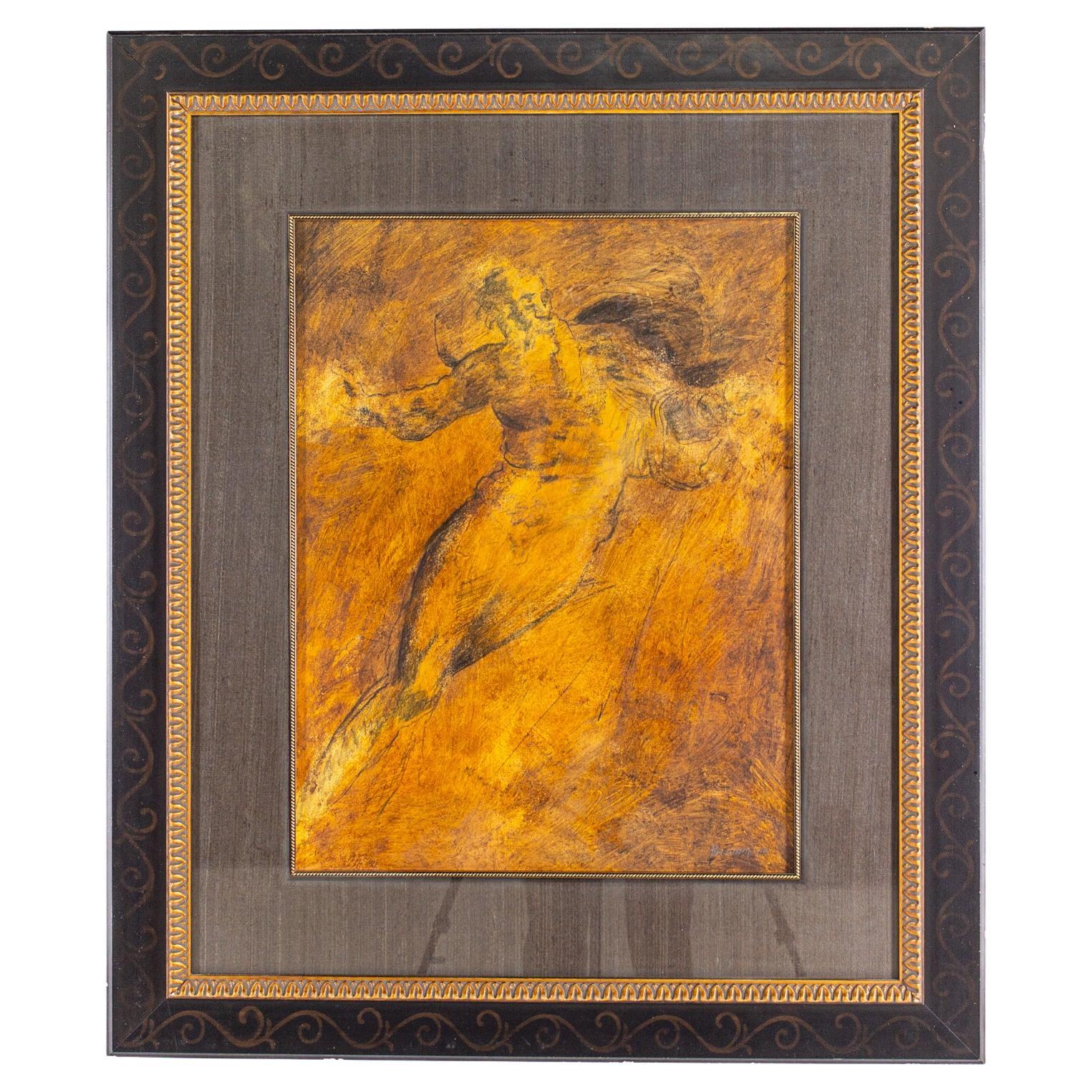 Greek Figure Framed Print For Sale