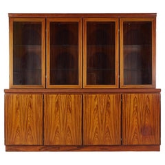 Skovby Mid-Century Danish Rosewood Buffet and Hutch