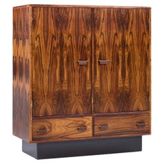 Westnofa Armoire in legno di palissandro danese del metà del secolo scorso