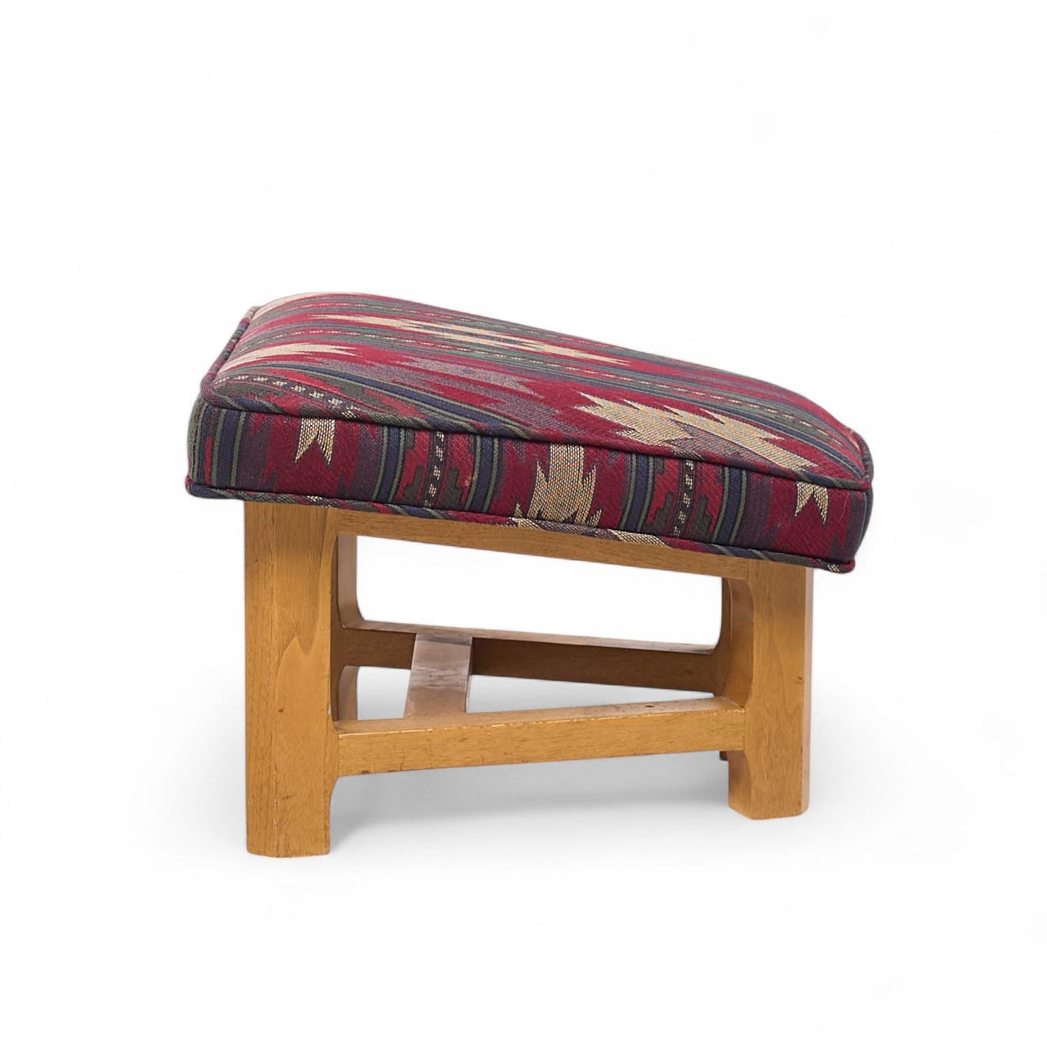 Edward Wormley for Dunbar Janus Mid Century Ottoman For Sale 1
