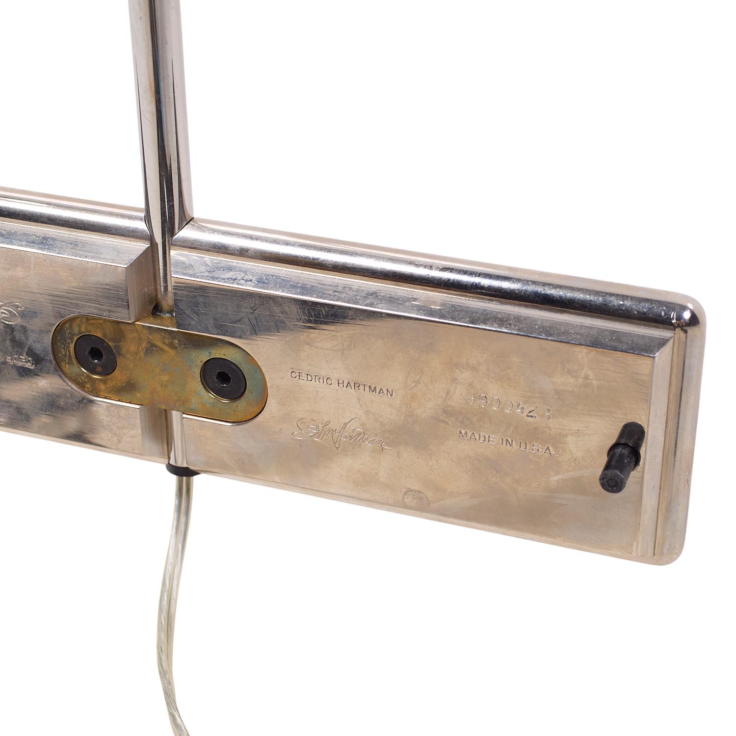 Cedric Hartman Mid Century Chrome Floor Lamp For Sale 5