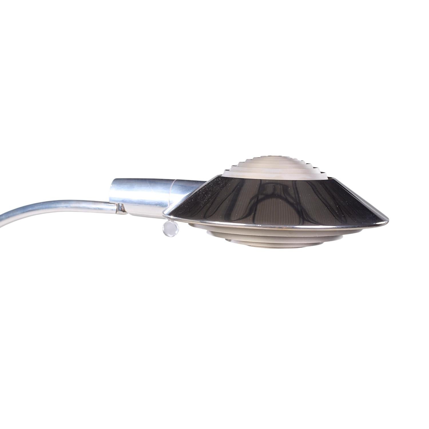 Cedric Hartman Mid Century Chrome Floor Lamp For Sale 3