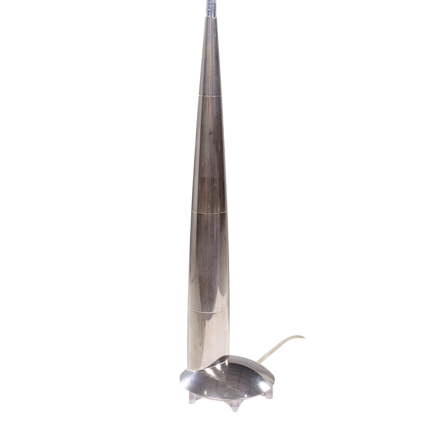 Cedric Hartman Mid Century Chrome Floor Lamp For Sale 4